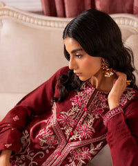 3PC - Embroidered Viscose Suit - Kross Kulture 