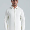 Waffle Grid Zip-Up