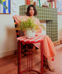 2PC - Embroidered Cotton Silk Suit - Kross Kulture 