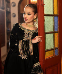 Embroidered Velvet Shirt - Kross Kulture 