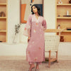 2Pc - Embroidered Cotton Silk Suit