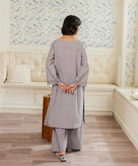 2PC - Embroidered Cotton Silk - Kross Kulture 
