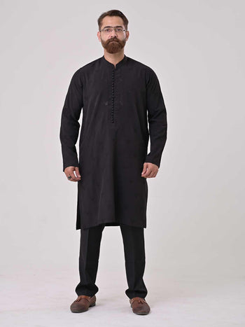 EMBROIDERED LINEN SUIT - Rabazka