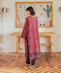 2PC - Digital Printed Silk Lawn Suit - Kross Kulture 