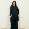 2Pc - Embroidered Cotton Silk Suit