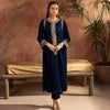 Embroidered Velvet Shirt