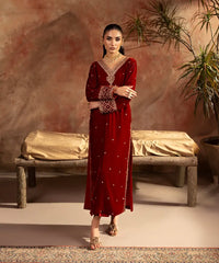 Embroidered Velvet Shirt - Kross Kulture 