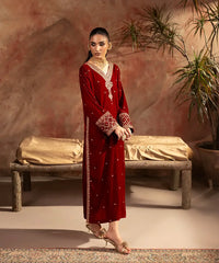 Embroidered Velvet Shirt - Kross Kulture 