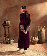 Embroidered Velvet Shirt - Kross Kulture 