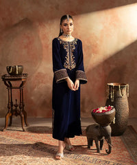 Embroidered Velvet Shirt - Kross Kulture 