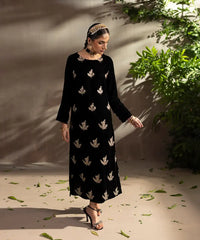 Embroidered Velvet Shirt - Kross Kulture 