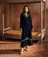Embroidered Velvet Shirt - Kross Kulture 