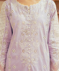 3PC - Embroidered Cambric Suit - Kross Kulture 