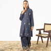 2Pc - Embroidered Self Textured Suit