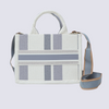 Striped Canvas Tote Bag