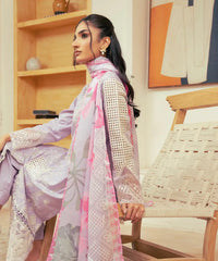 3PC - Embroidered Cambric Suit - Kross Kulture 