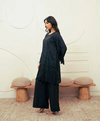 2PC - Embroidered Cotton Silk Suit - Kross Kulture 