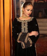 Embroidered Velvet Shirt - Kross Kulture 