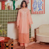 2Pc - Embroidered Cotton Silk Suit
