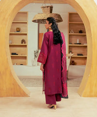 3PC - Embroidered Cambric Suit - Kross Kulture 