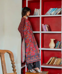 2PC - Digital Printed Silk Lawn Suit - Kross Kulture 