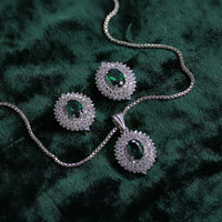 Green Glamour Pendant Set