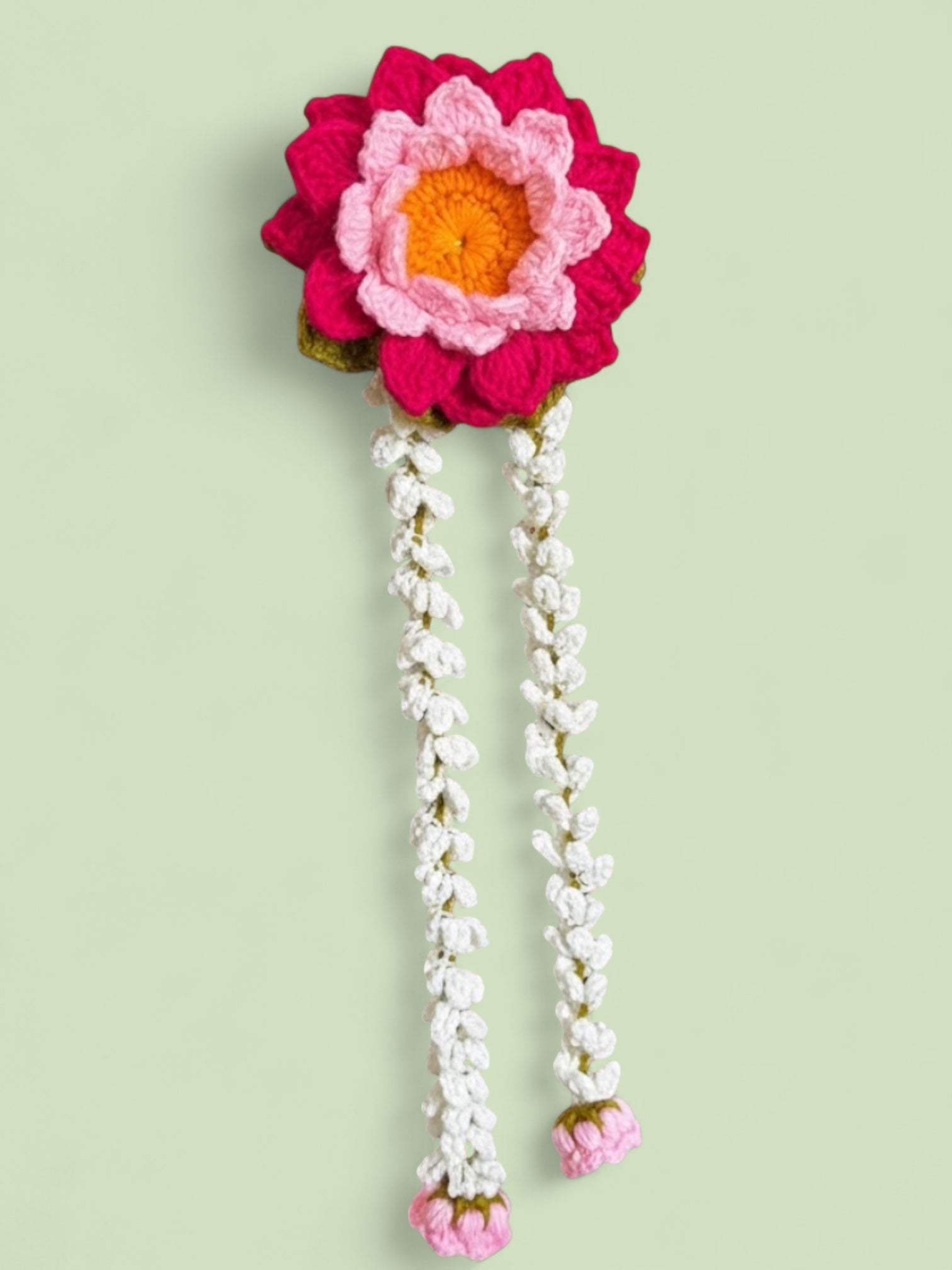 Kanwal - Crochet Lotus Hair Accessory Gulyarn
