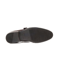 7011-Brown Rubber Sole Cow Leather Formal - DeVogue