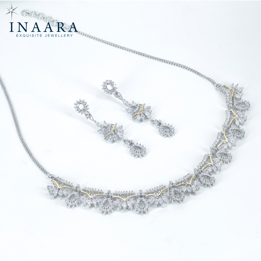 Ethereal Frost Necklace Set