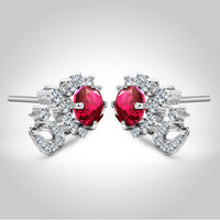 Red earrings