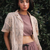 Sheer Cropped Top