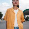 Cotton Cellular Fabric Shirt