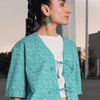 Printed Cropped Shirt