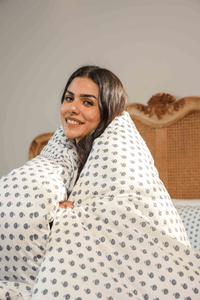 Indigo Medallion Percale Duvet Cover Set – view 4