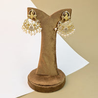 Darbari Fan Stone Earrings