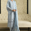 Azure Trellis - Unstitch Luxury Lawn Suit