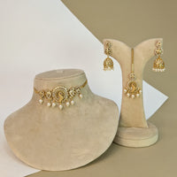 Gaja Elephant South Rajwadi Necklace Set