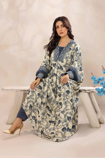Safwa | Pure Eclipse – 2PC Printed Viscose Ready to Wear (P000649) - Mmall