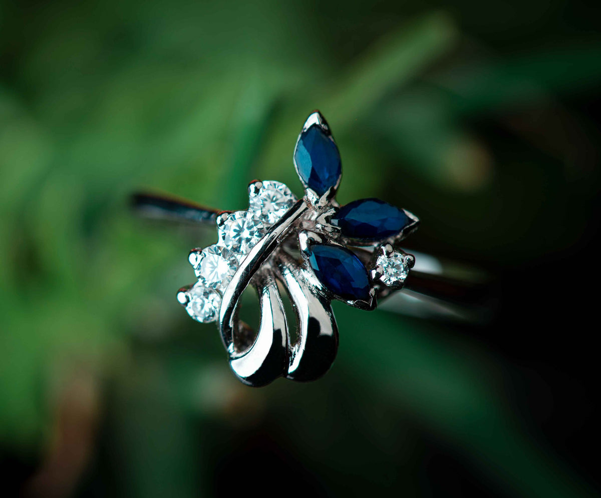 Tri Sapphire Ring