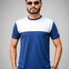 Navy Block Tee