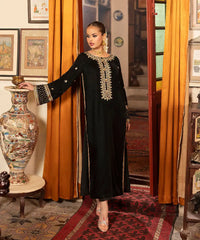 Embroidered Velvet Shirt - Kross Kulture 