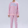 Girls Graphic Sweatshirt Suit