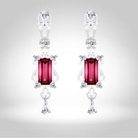 Synthetic Tourmaline Pendant Set