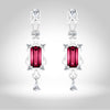 Synthetic Tourmaline Earrings