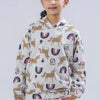 Printed Girls Hoodie
