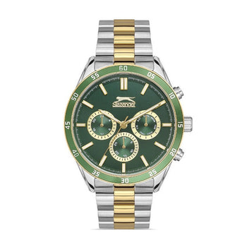 Slazenger - SL.09.2109.2.03 - Gents Stainless Steel Watch  Green - Nizam Watch House