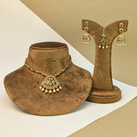 Guttapusalu Drop South Indian Rajwadi Necklace Set
