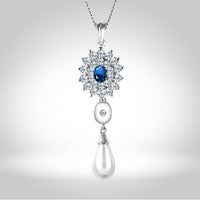 Elegant Pearl Pendant Set