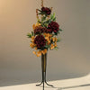 Gold vase with irn stand Premium Quality Flowers Arrangements large Size