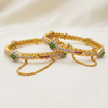 Multi-Golden Wave Bangle
